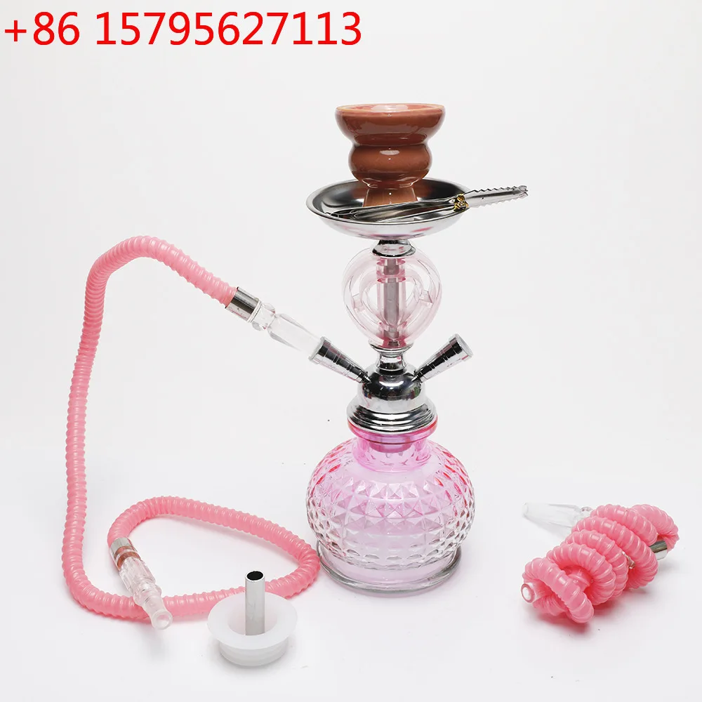 

Arabian hookah double tube best-selling ktv bar girls with love hookah glass utensils