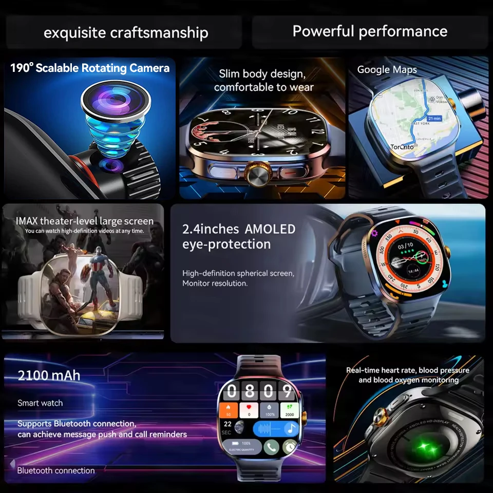 สมาร์ทวอทช์ 5G/4G รองรับทุกเคร - Men'S Fashion App บทวิจารณ์และราคา