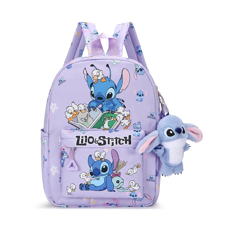 

Disney Stitch водонепроницаемая и износостойкая детская школьная сумка с Микки Маусом, рюкзак для детского сада, модная детская сумка на плечо
