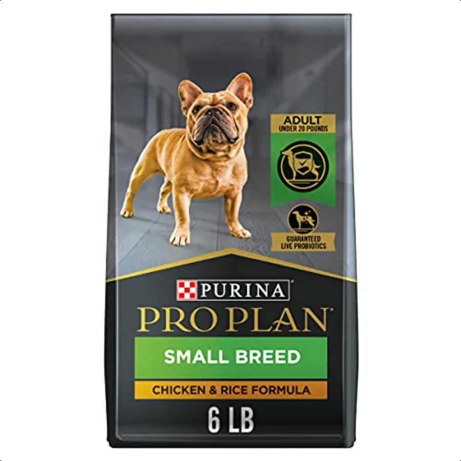 

Small Breed Dry Dog Food Chicken and Rice Formula With Guaranteed Live Probiotics 6 lb. Bag