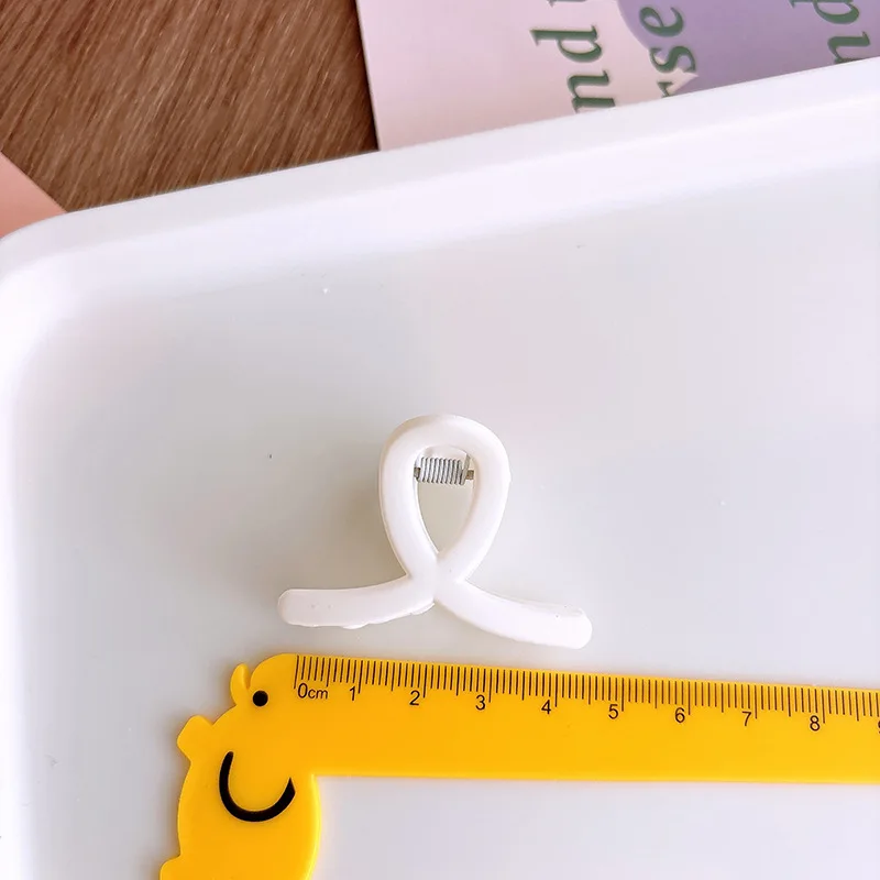 Floral Hair Claw 3 Pack Medium Size Pastel Kids Barrettes for Girls Soft Hold Ponytail Bun School Accessories