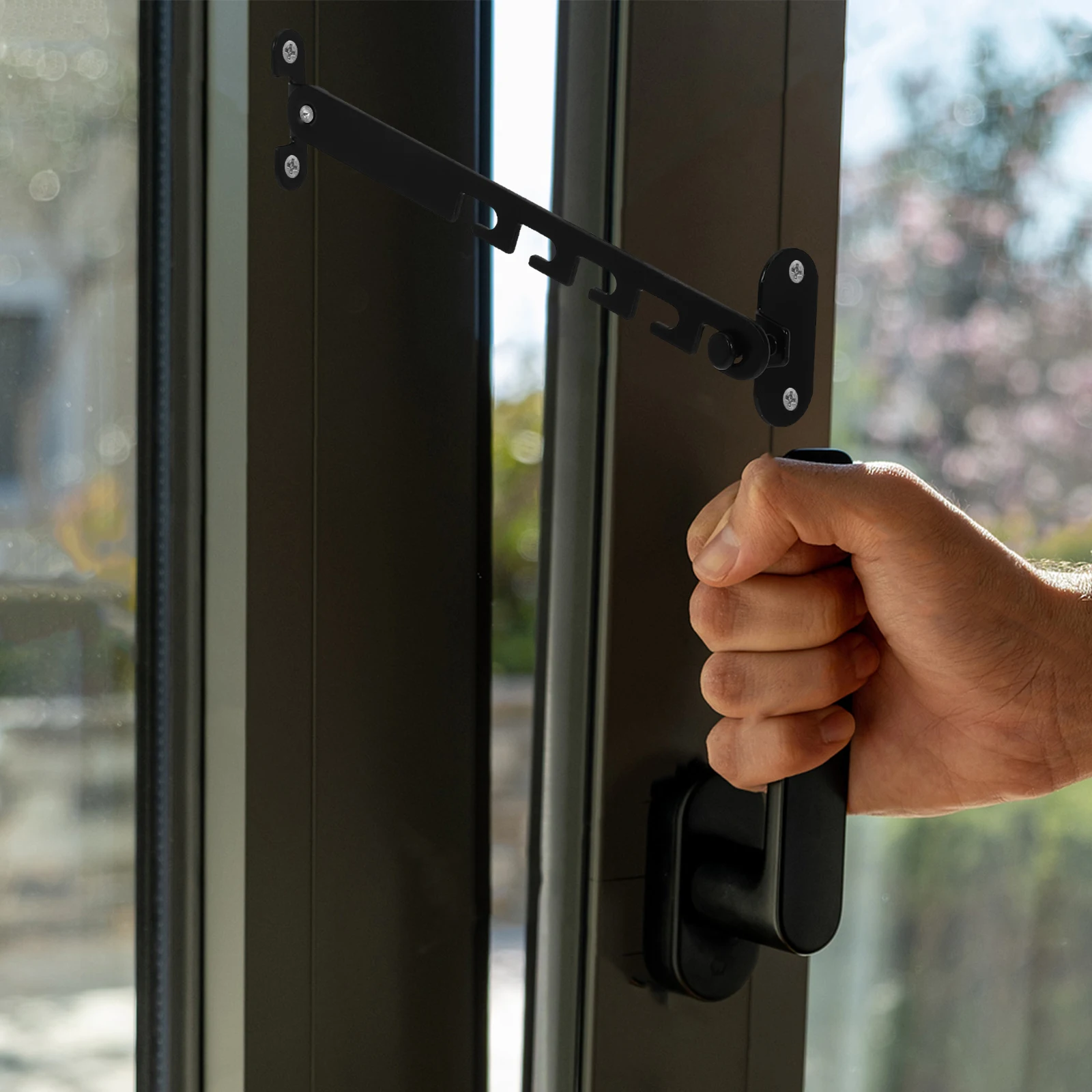 

Adjustable Window Stopper Child Safety Locks Casement Limiter Sturdy Hardware Guard Restrictor Home Security Easy Install