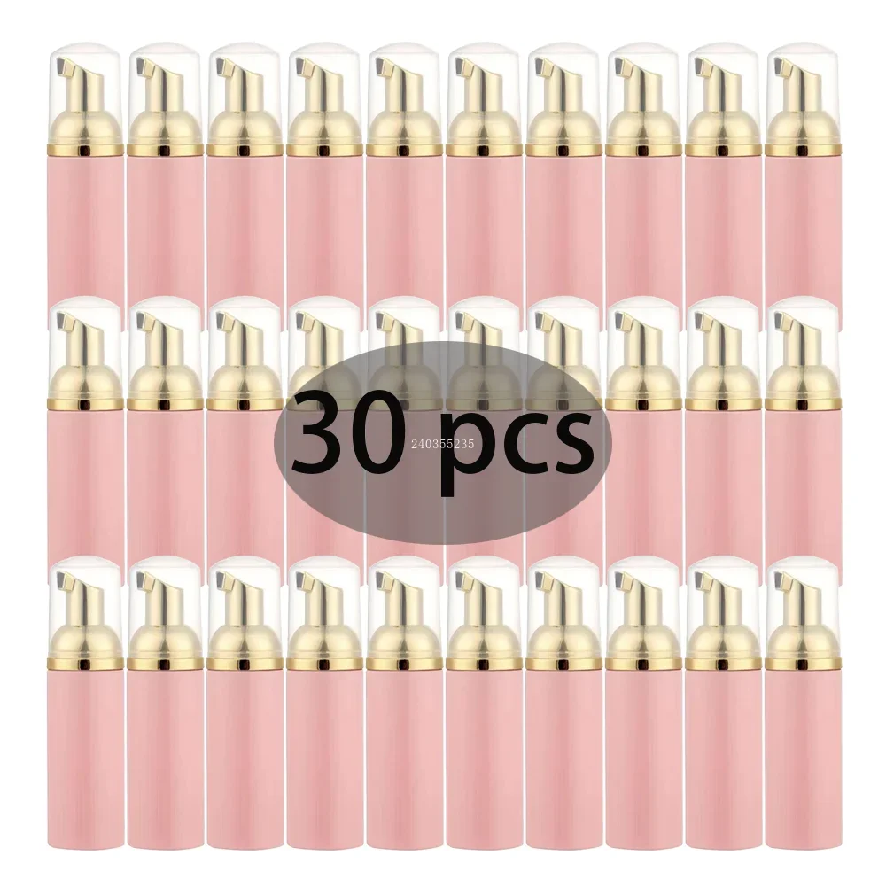 30Pcs/Lot 60ML  Foam Dispenser Bottle Plastic Refillable Mini Foam Bottle Foaming Soap Dispenser Pump Bottles -for Travel