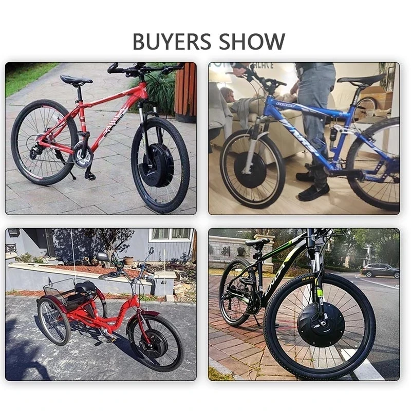 Wireless Ebike Kit Conversion All in One Motor Wheel for Electric Bike Conversion Kit 350w 36v 7.2AH 45KM/H Speed Disc/V Brake