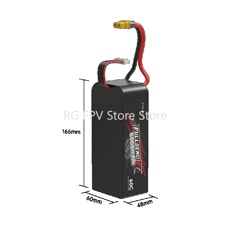 iFlight Fullsend E 6S 8000mAh 22.2V Battery with XT60 connector for FPV parts