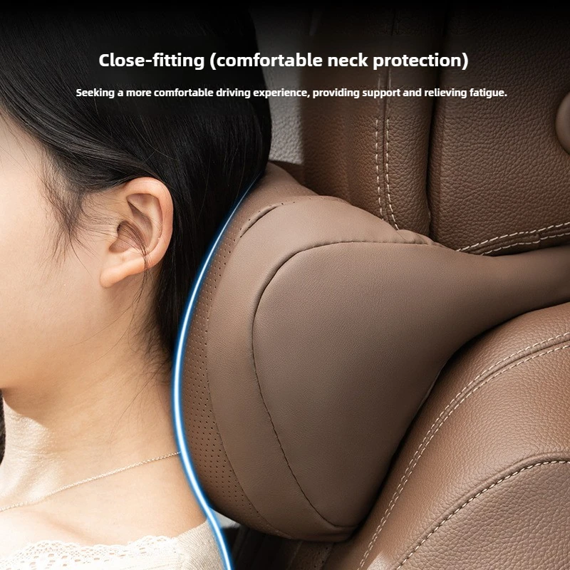 مسند رأس لمقعد السيارة العالمي للسفر وسادة رقبة ثلاثية الأبعاد لسيارة Mercedes Benz Audi BMW Hyundai Nissan Ford Toyota Lexus Volvo إلخ. #3