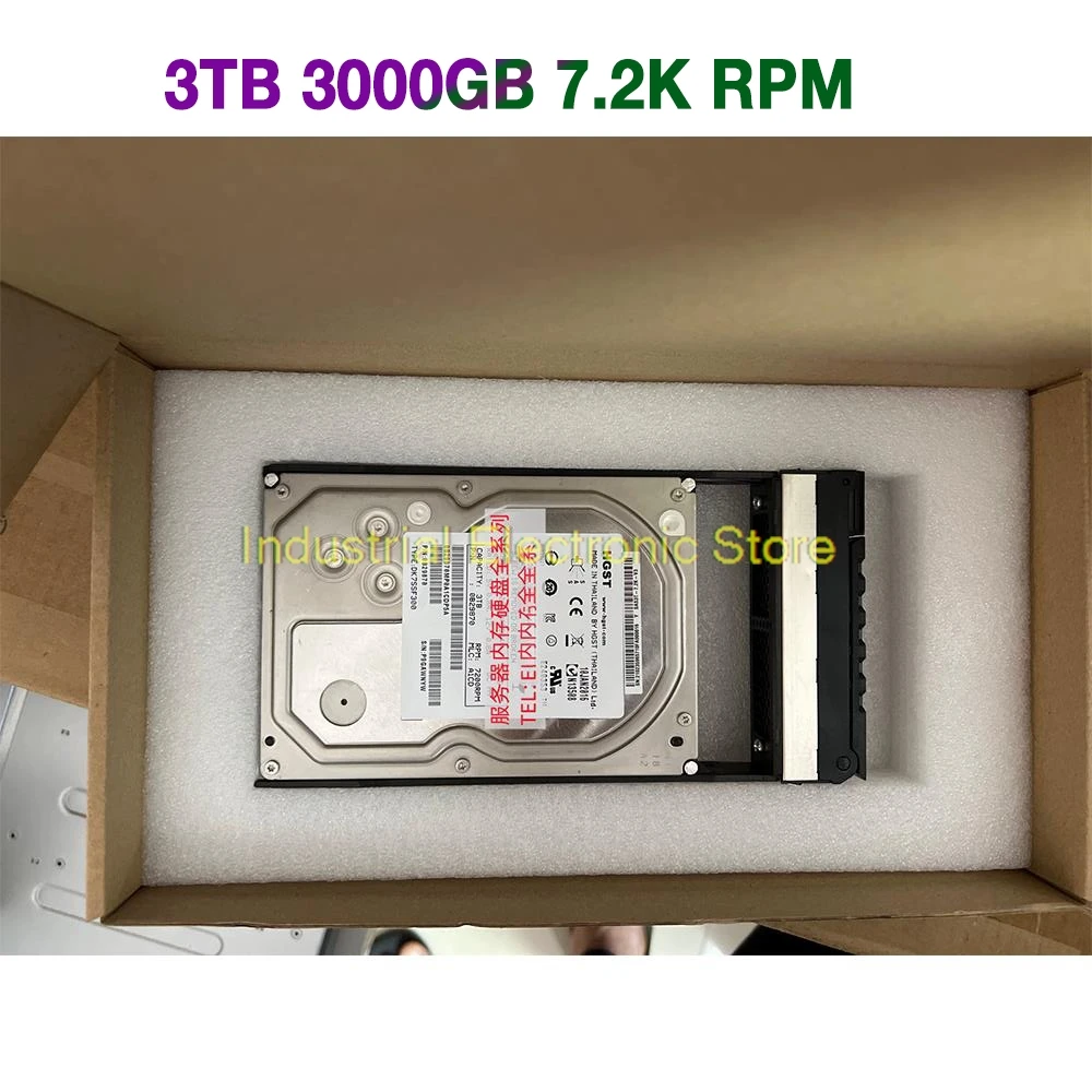 3TB For HAWEI 02351KEK 02359657 3000GB 7.2K RPM SAS Server Solid State Disk