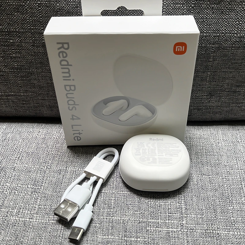 Xiaomi Redmi Buds 4 Lite TWS Earphone Bluetooth 2023, Earphone aktif penghilang kebisingan baterai tahan lama IP54 Buds 4 Edisi anak muda 5.3