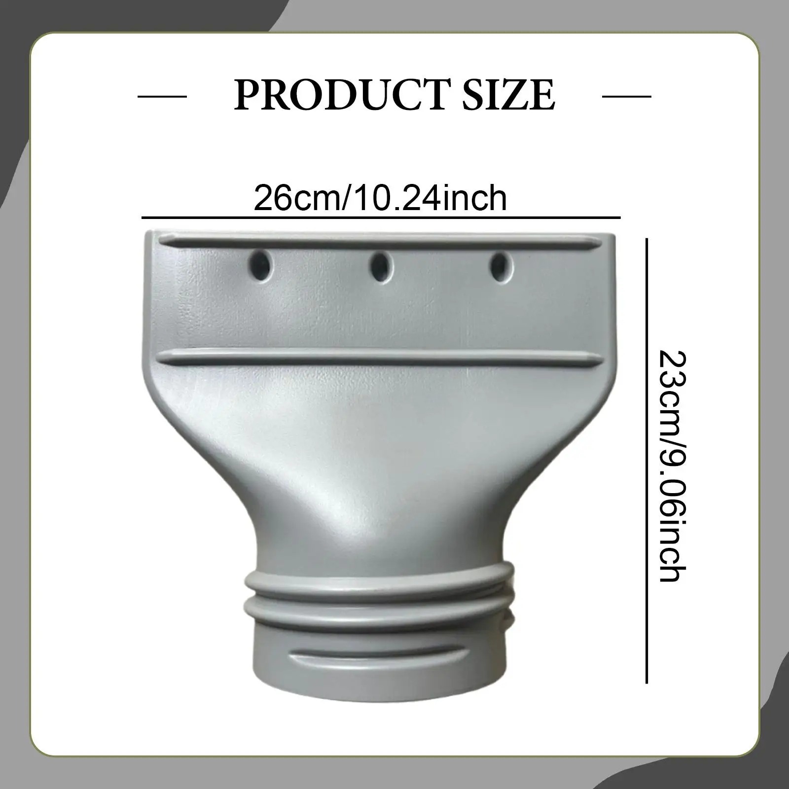 مقرنة خرطوم عادم مكيف الهواء، واجهة قناة العادم، مقرنة خرطوم تنفيس مكيف الهواء