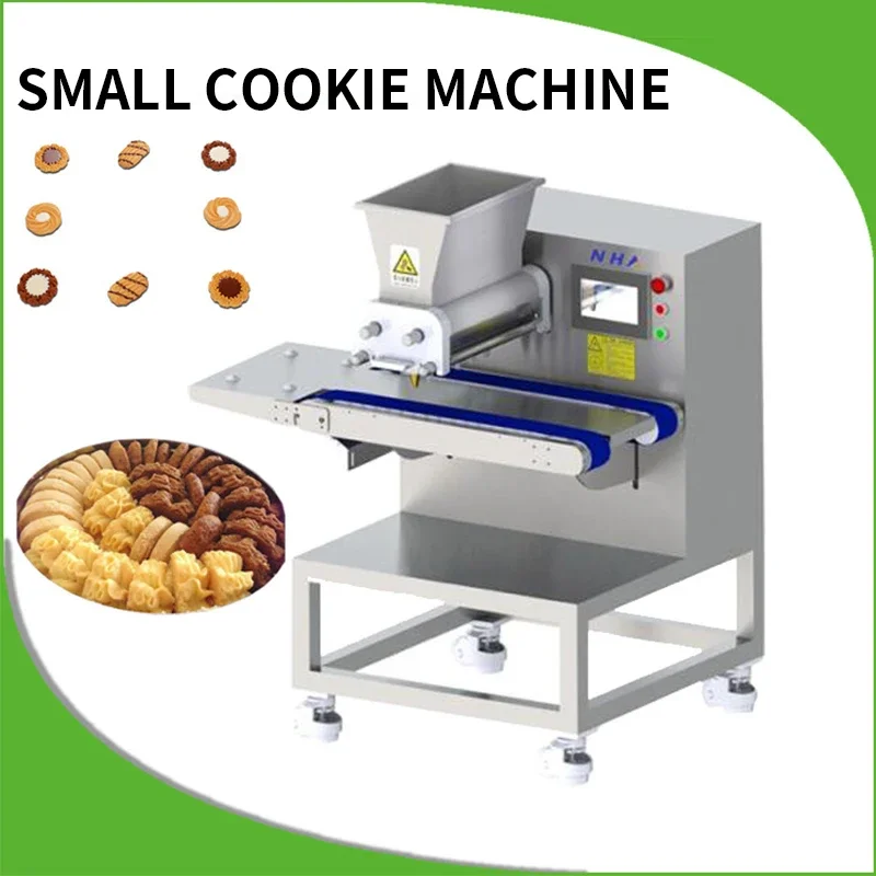 NH101 Desktop Mini Cookie Machine Automatic Small Cookie Machine for Make Various Fancy Cookies Cakes Puffs Macaroons Egg Yolks