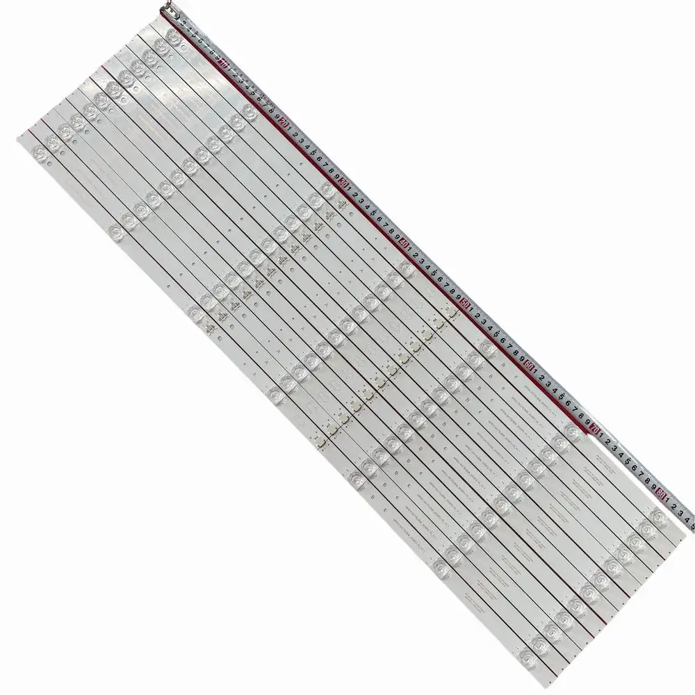

12 шт./компл. светодиодная лента для подсветки для TCL 75P8MR 75P8M 75EP660 75EP662 75EP663 75S421 75S423 75S425 75U6800C 75S425LACA