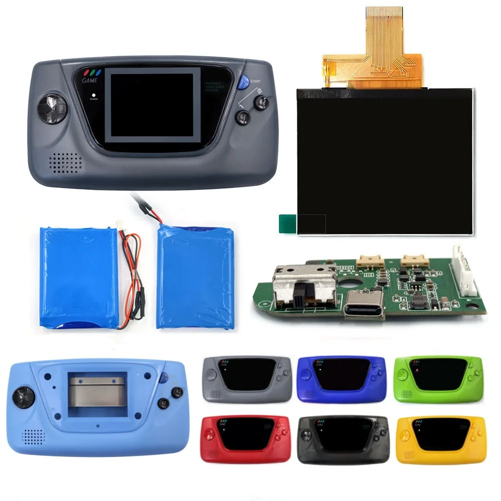 

Высокая подсветка 3,5 дюйма 640*480 Ретро пиксель HD IPS Комплект ЖК-дисплея с подсветкой для игровой консоли SEGA Gear GG 720P TV Выход HDMI