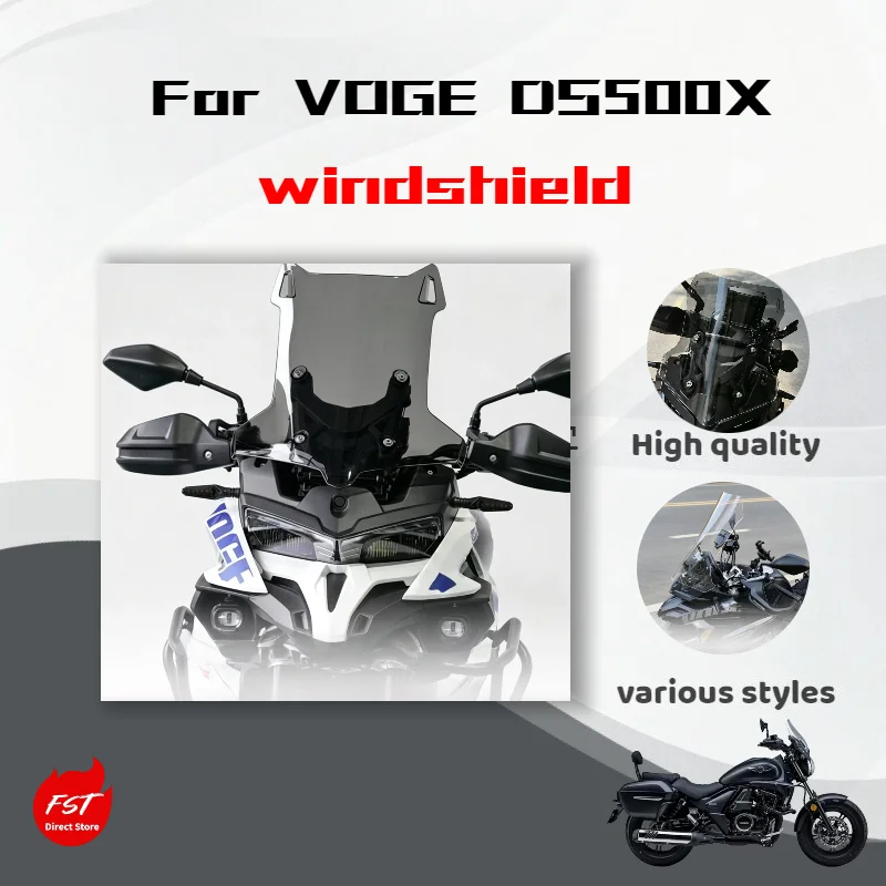 For VOGE DS500X Dedicated Windshield 26 New Model Modified Front Windshield Windshield Accessories-