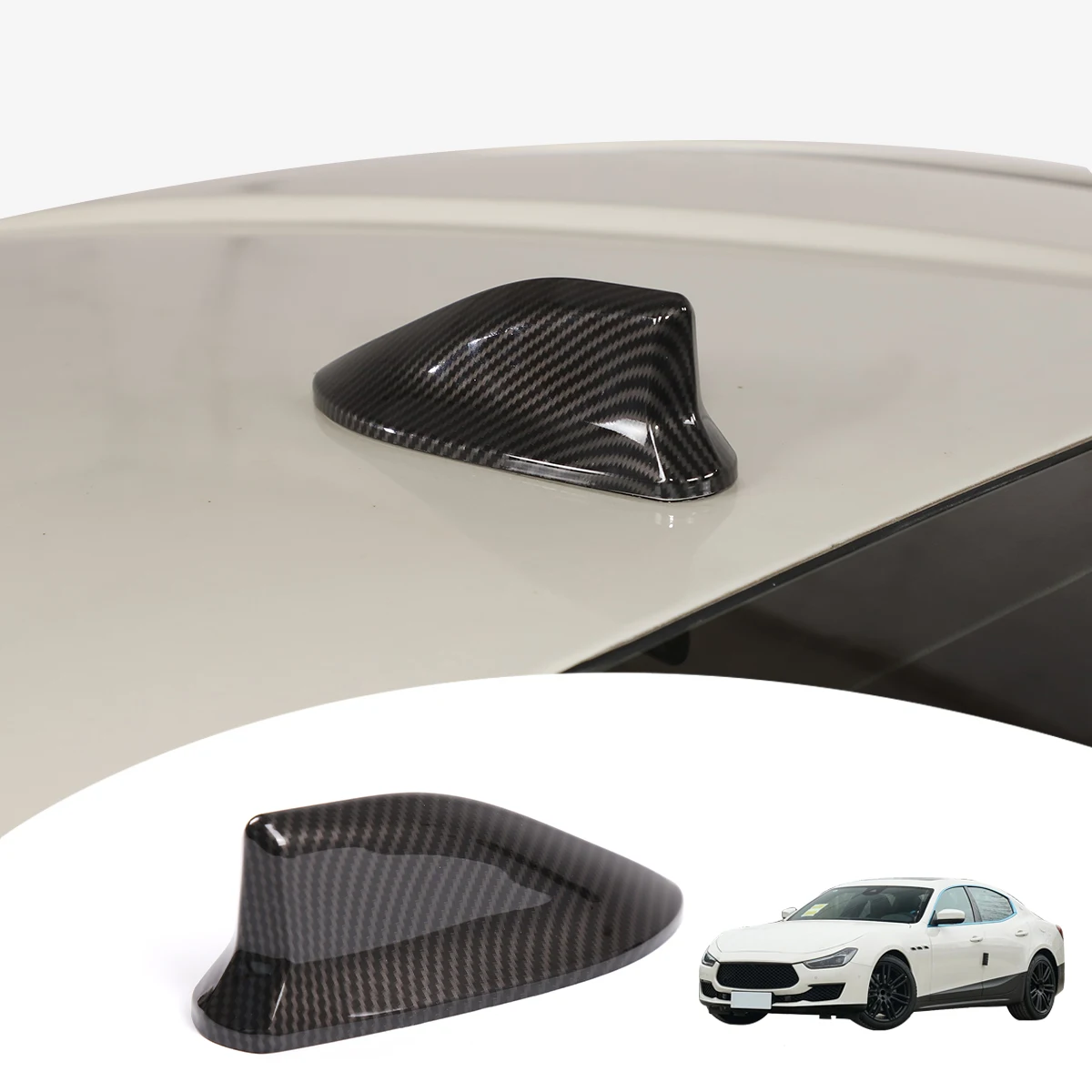 

For 2012-2020 Subaru BRZ Toyota 86 GT86 ABS Carbon Fiber Car Roof Shark Fin Antenna Trim Cover exterior Accessories Car Styling