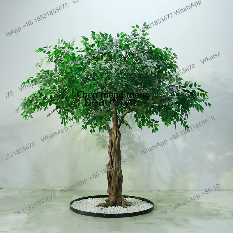 

2003Simulation banyan tree simulation large plant props wishing tree landscape tree window decoration
