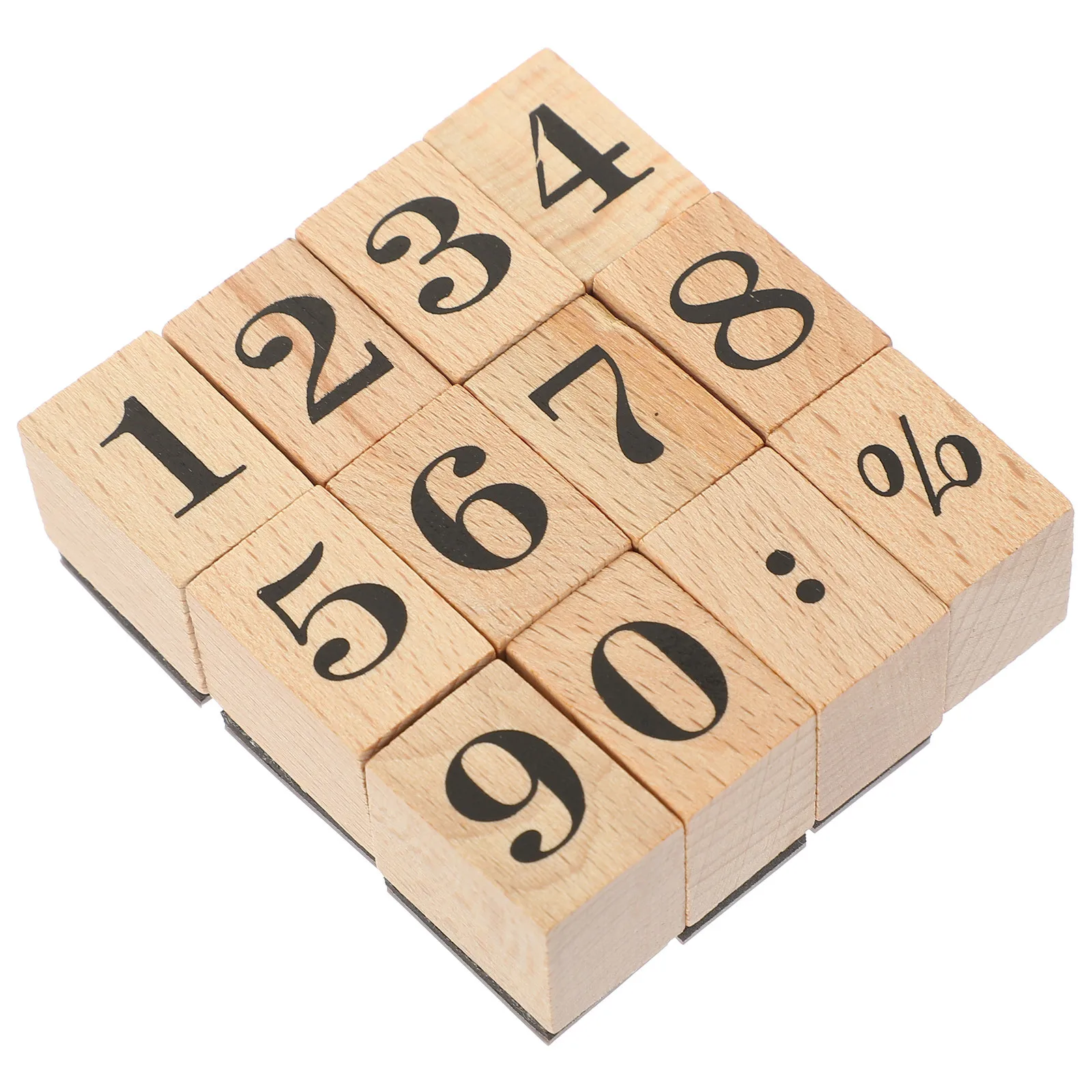 1 مجموعة مجلة خشبية ختم ختم رقم تصميم DIY بها بنفسك الحرف سجل القصاصات بطاقات الملحقات الإبداعية مجلة ختم ختم