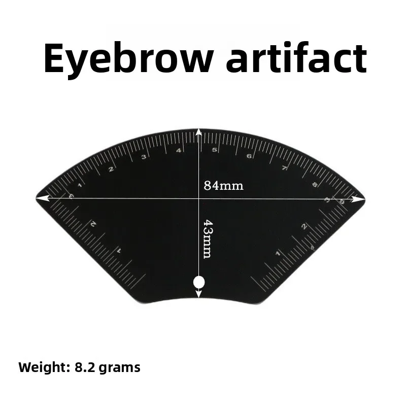 여성용 눈썹 틀, 즉각적인 눈썹 정리 룰러, 빠른 쉐이핑을 위한 멀티 스타일 틀 키트