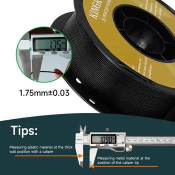 خيوط طباعة ثلاثية الأبعاد من نوع KINGROON PETG، قطر 1.75 مم، وزن 5 كجم و10 كجم، ألوان متنوعة، مادة طباعة ثلاثية الأبعاد، 1 كجم/لفة، بلاستيك PETG، لطابعات FDM ثلاثية الأبعاد 10 best sales jjrc x9 - №6