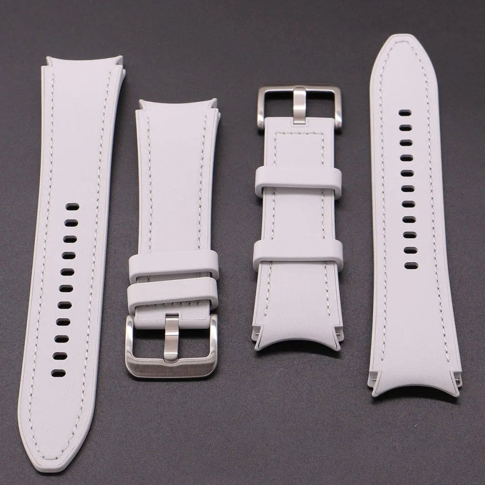 Genuine Watch6 Classic Strap For Samsung Galaxy6 Original Eco Leather  47mm 43mm Quick Release Strap