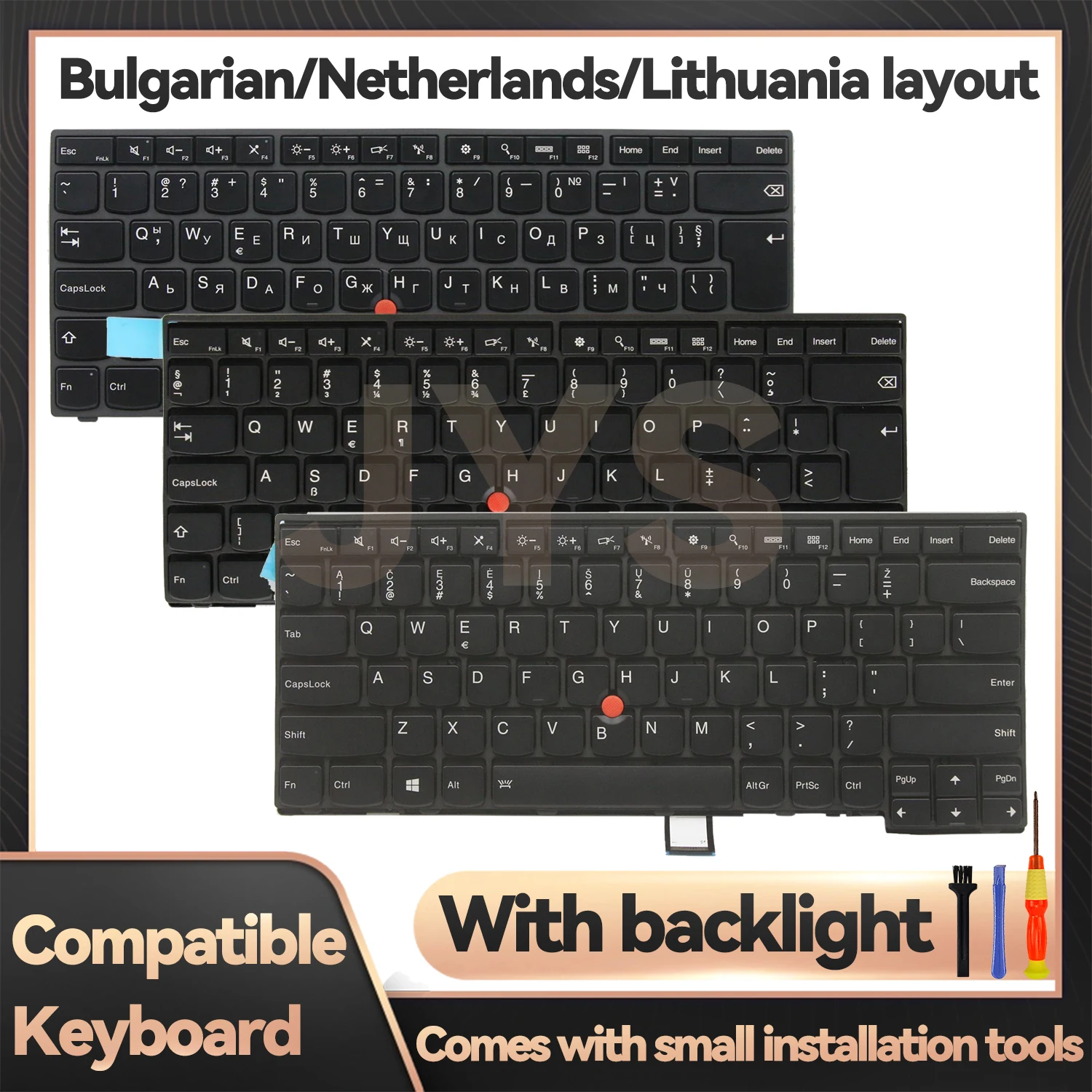 

For Lenovo ThinkPad T440/T440s/T440P laptop keyboard with backlight Belgian Bulgarian Lithuanian Dutch Polish layout