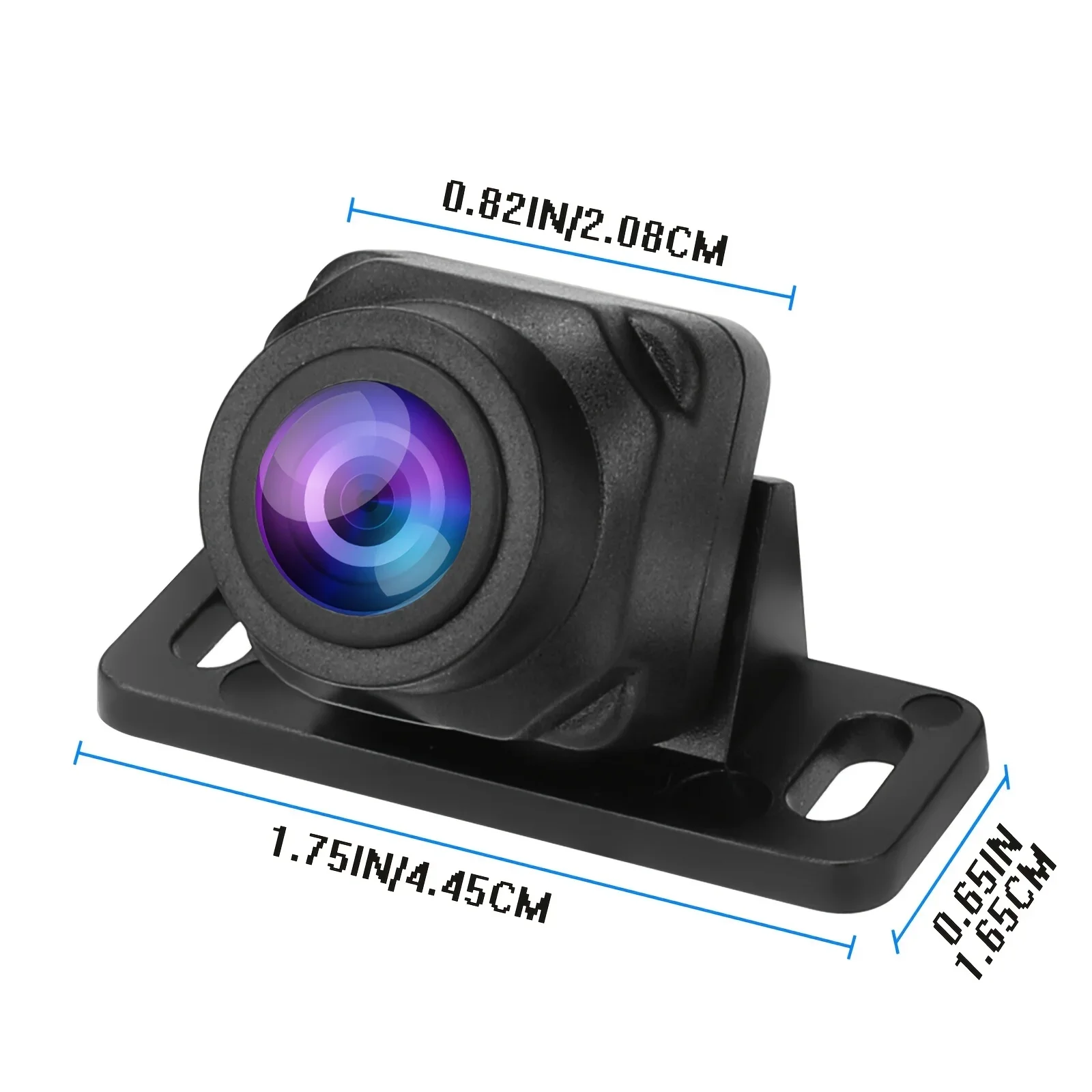 Wide Angle Night Vision Back-Up Camera with Mount Brackets, For Cars, SUVs, Trucks, RVs