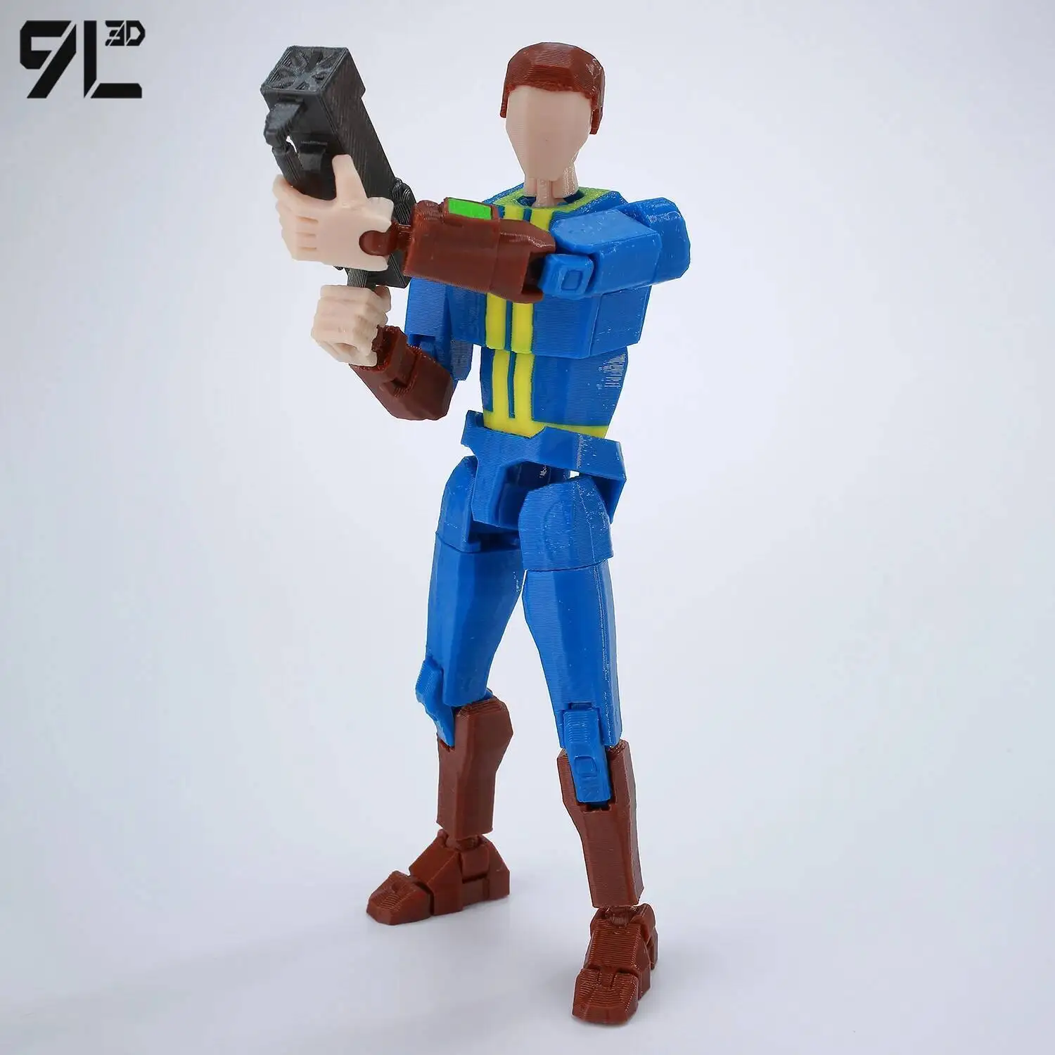 9L3D Wasteland Nate bleu costume figurines T13 articulé mobile Lucky13 Titan13 imprimé Dummy13 jouets d'anniversaire pour enfants cadeaux