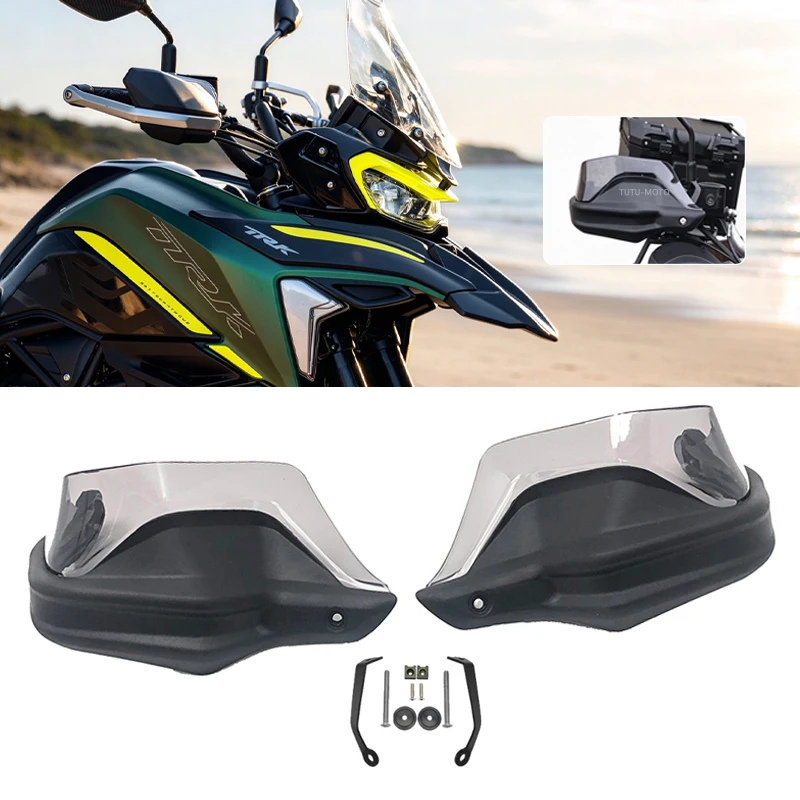 Motorcycle Handguard Shield Hand Guard Protector Windshield Fit For Benelli TRK502 TRK502X TRK251 TRK 502 502X 251 Accessories