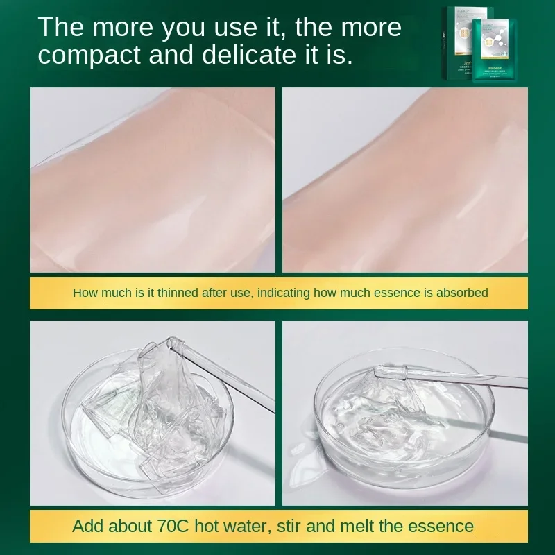 5pcs*30ml Hot Sale Seaweed Collagen Filling Crystal Mask Replenishing Fruit Jelly Skin Transparent Mask Skin Care Masque