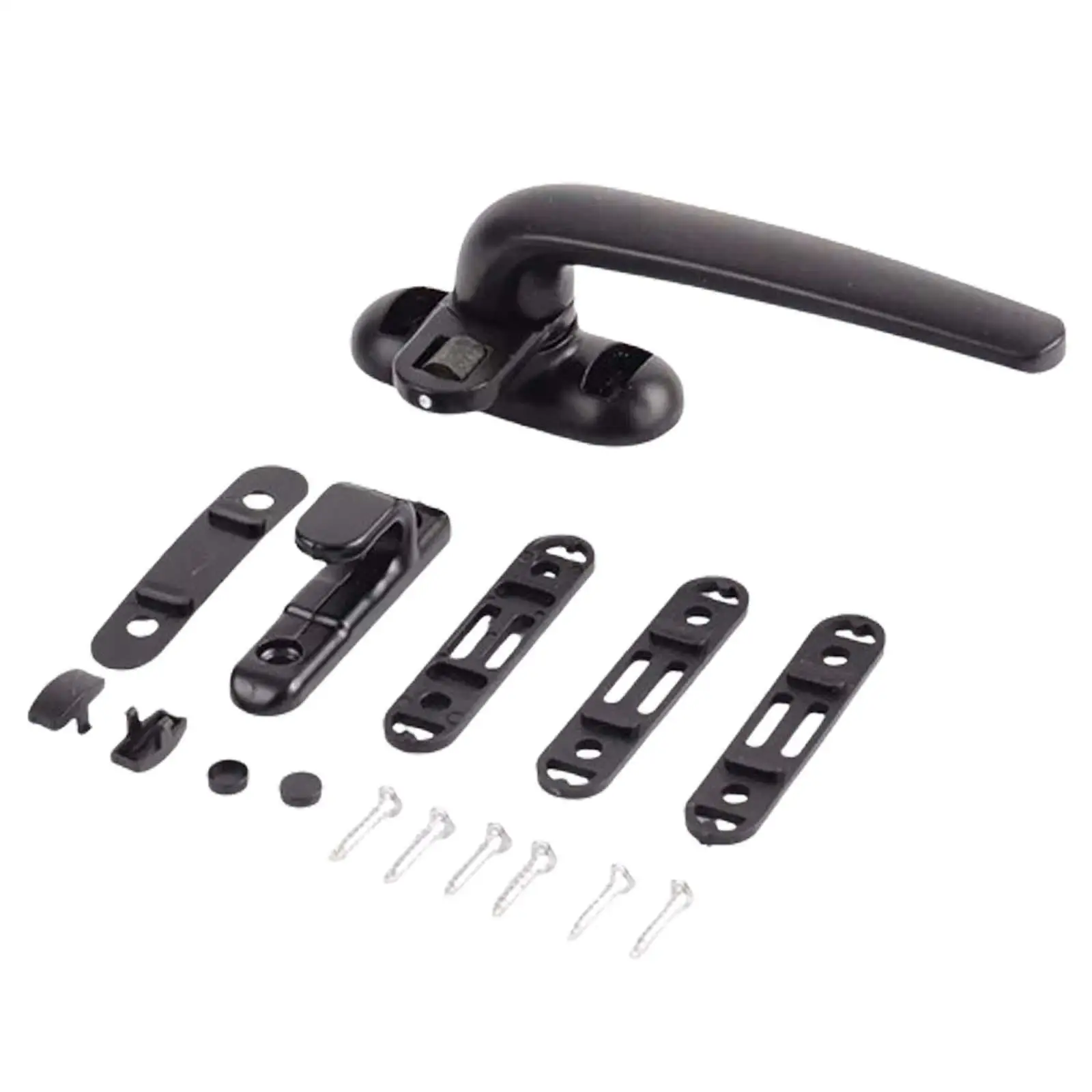 Universal Window Handles ฮาร์ดแวร์หน้าต่างพร้อมล็อค Handle มือจับประตูเปลี่ยน Casement ล็อค Handle สําหรับประตูหน้าต่าง