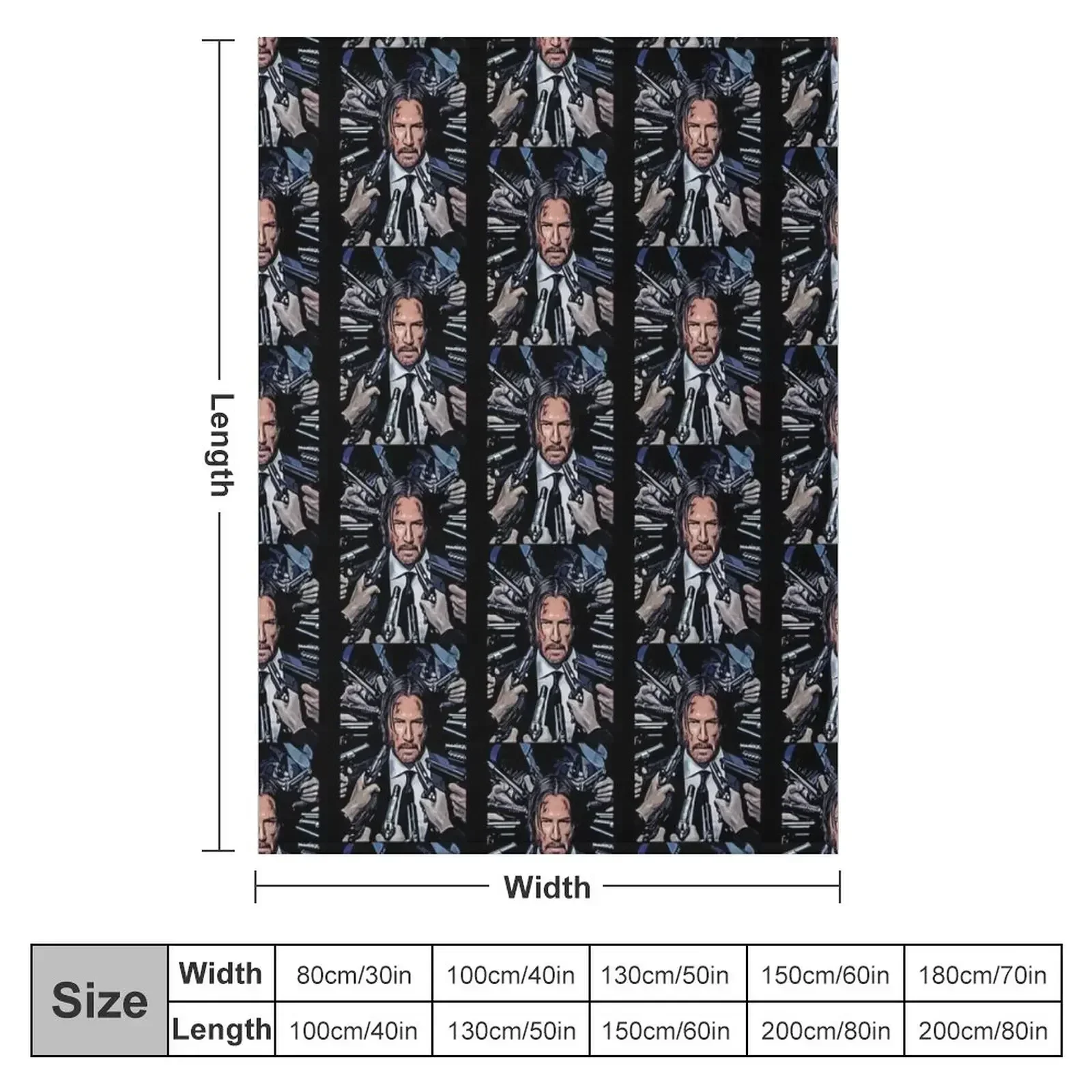 John Wick Throw Blanket Loose Beach Blankets