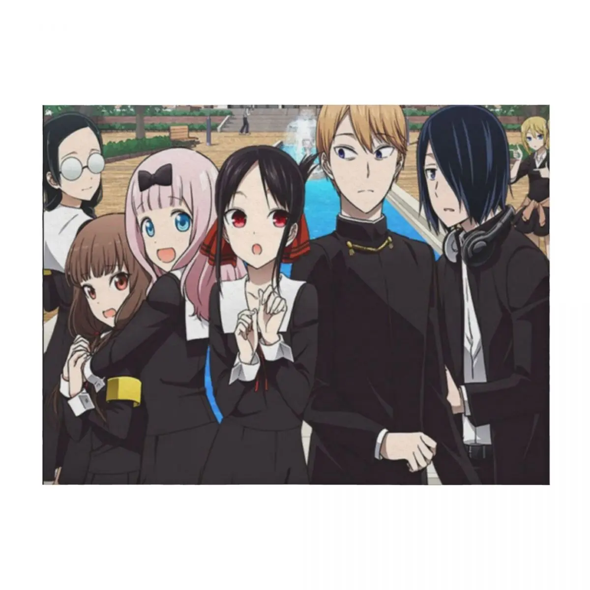 Одеяло Kaguya Sama, роскошные теплые одеяла в стиле манга Одеяло Kaguya Sama, роскошные теплые одеяла в стиле манга