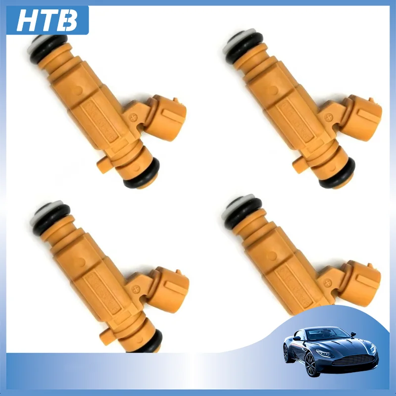 

HTB 4 шт. топливная форсунка подходит для Nissan TIILDA GRAND LIVINA 1.8l 2009-2016, автозапчасти 0280156419 0280156418 16600-8W80A 166008W80A