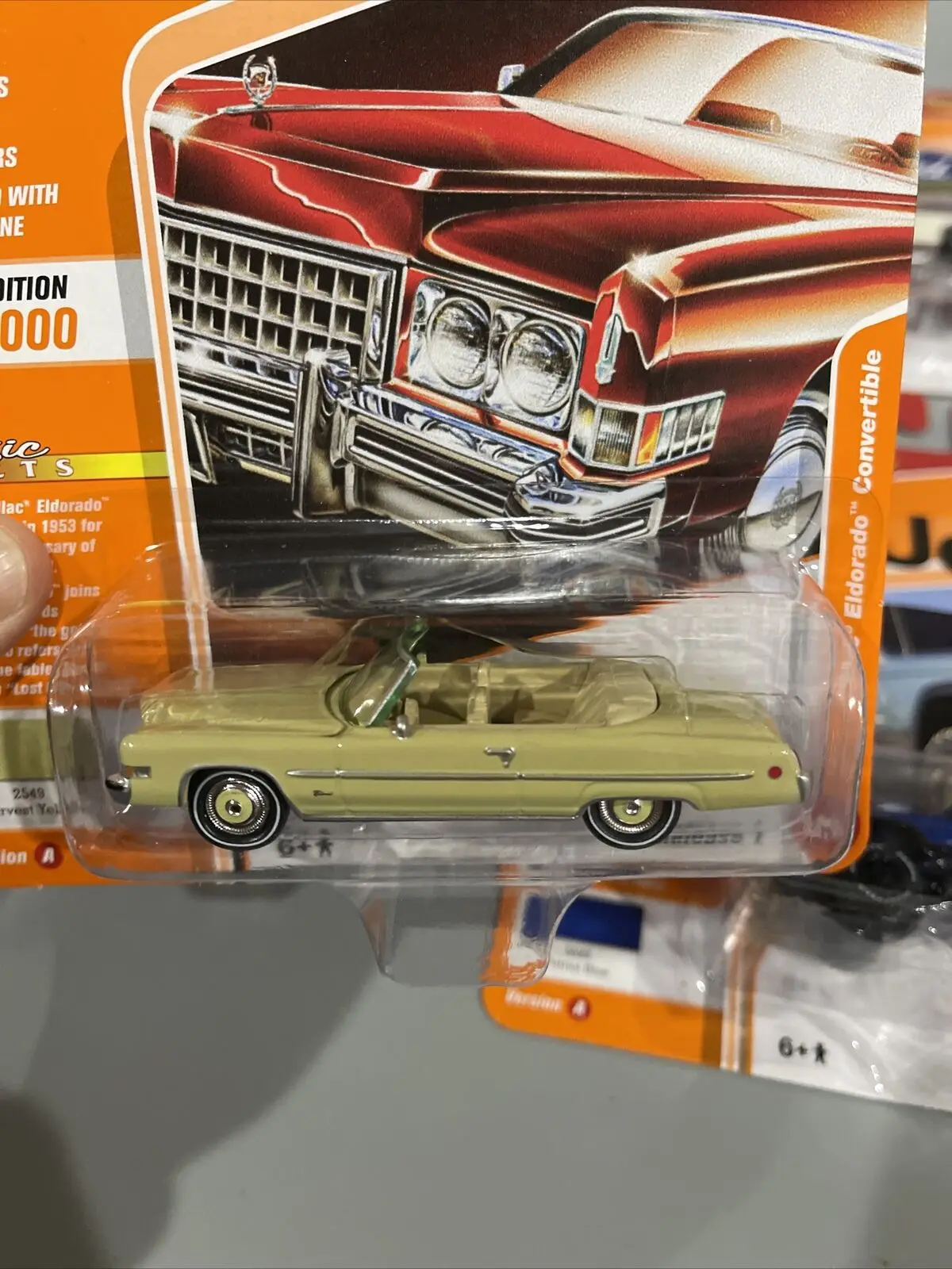 Johnny Lightning 1/64 JL A5 1973 Eldorado Convertible Avocado Green Die-cast Alloy Car Model Gold Medal Collection