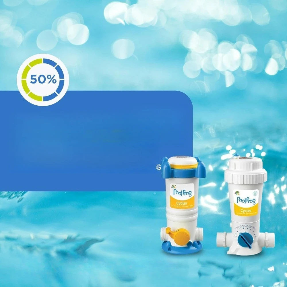 Outdoor Furniture Replacement Chlorine Cartridges Prefilled for Pool Sanitizing Water Care Model 5400 6100 Cyclers 6 Pack