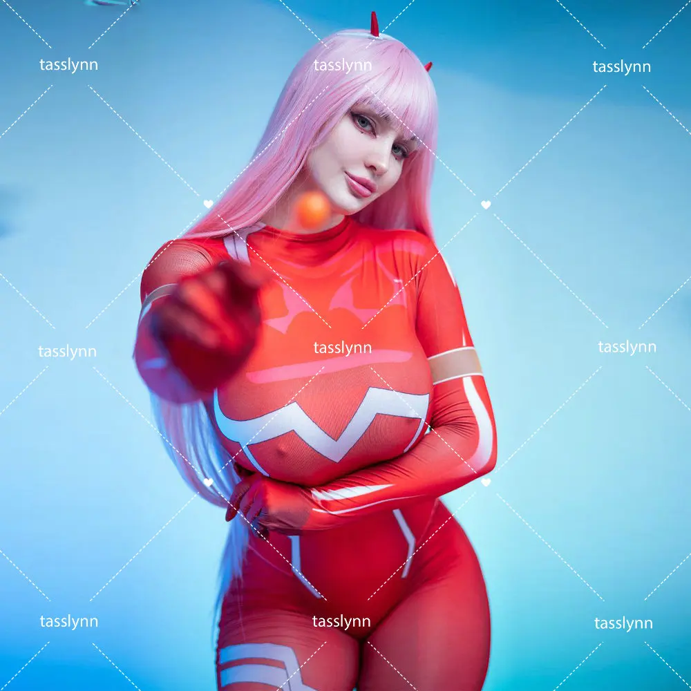 Anime Darling In The Franxx Zero Two Cosplay Costume pour femme, combinaisons, barboteuses, IQUE dex, Zentai imbibé, Halloween