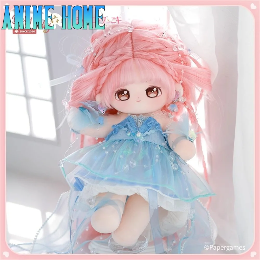 Official Plushie Game Shining Nikki Pink Hair Plush 29cm Doll Skeleton Body Toy Clothes Costume Original Cartoon Cosplay