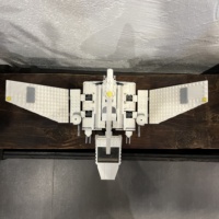 Future Shuttle Mobile Detail Design Decompression Assembly Interstellar Shuttle Military Aerospace Series Toy Set