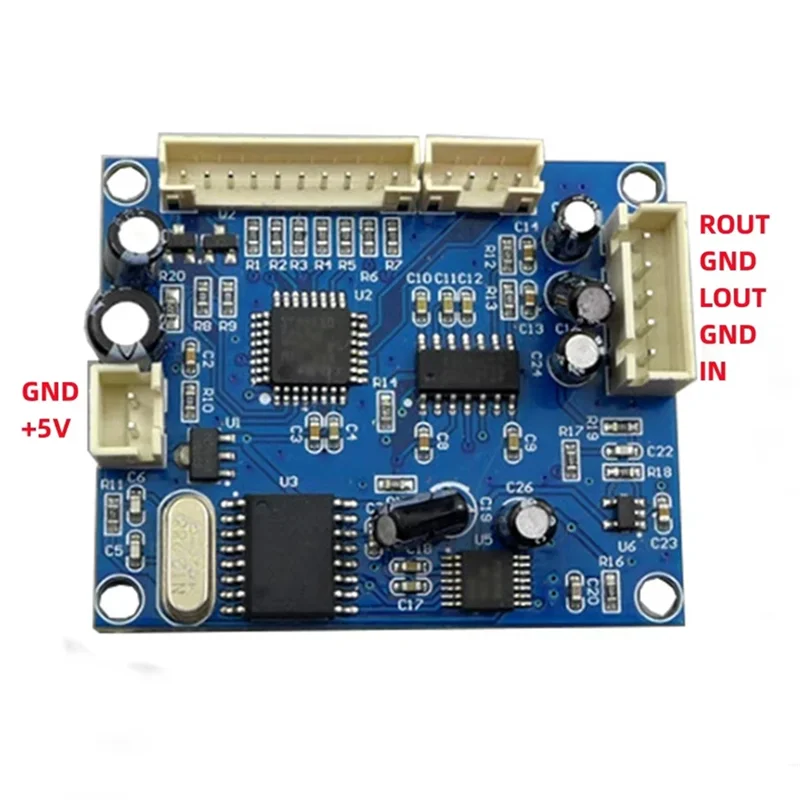 موثوقة-ستيريو كاريوكي صدى مجلس DSP وحدة رقمية تيار مستمر 5 فولت كاريوك خلاط المؤثر 0-99 تأثيرات ، ستيريو كاريوكي ريفيربيرا