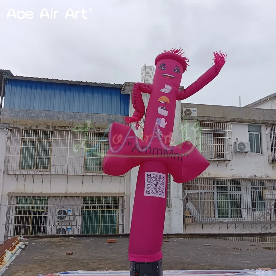 Inflatable Air Dancer Man Single Leg Sky Dancing Model with Air Blower, Advertising Promotion, 3.15mH