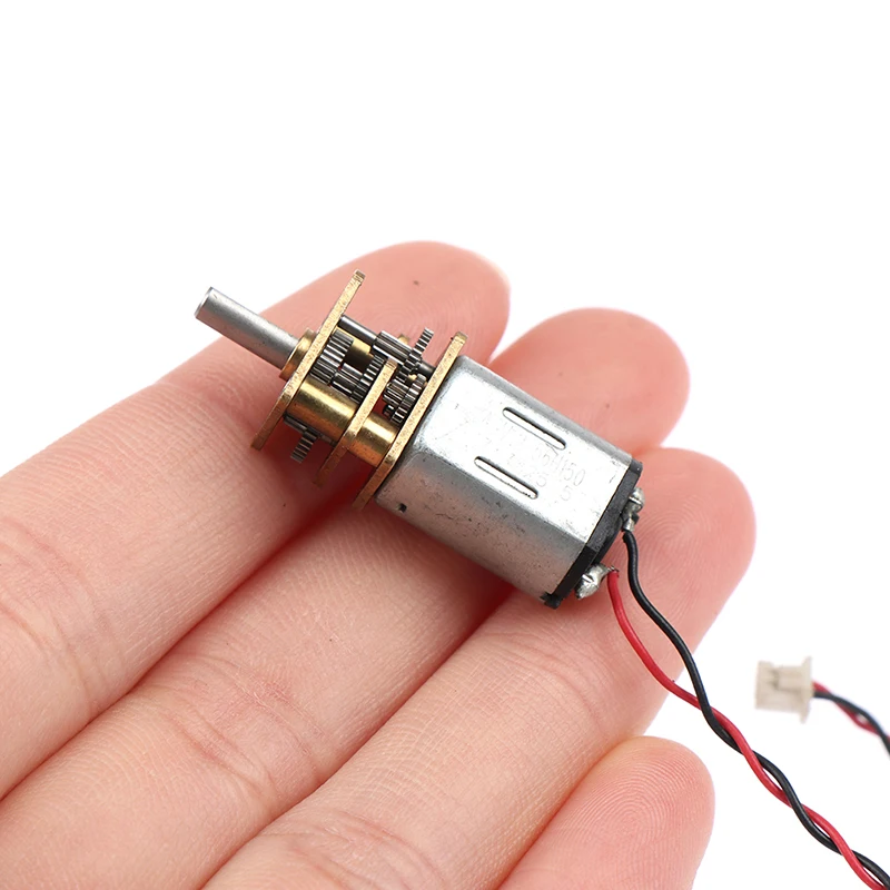 1 peça micro motor de engrenagem n20 redutor de caixa de engrenagens de metal de velocidade lenta motor elétrico brinquedo diy