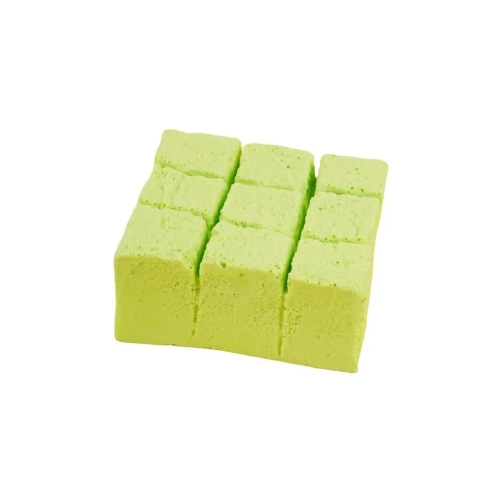 PU Slow Rebound Simulation Bread Model Sticky Bag Wet And Soft Texture Chocolate Cake Prank Nine Grid Design