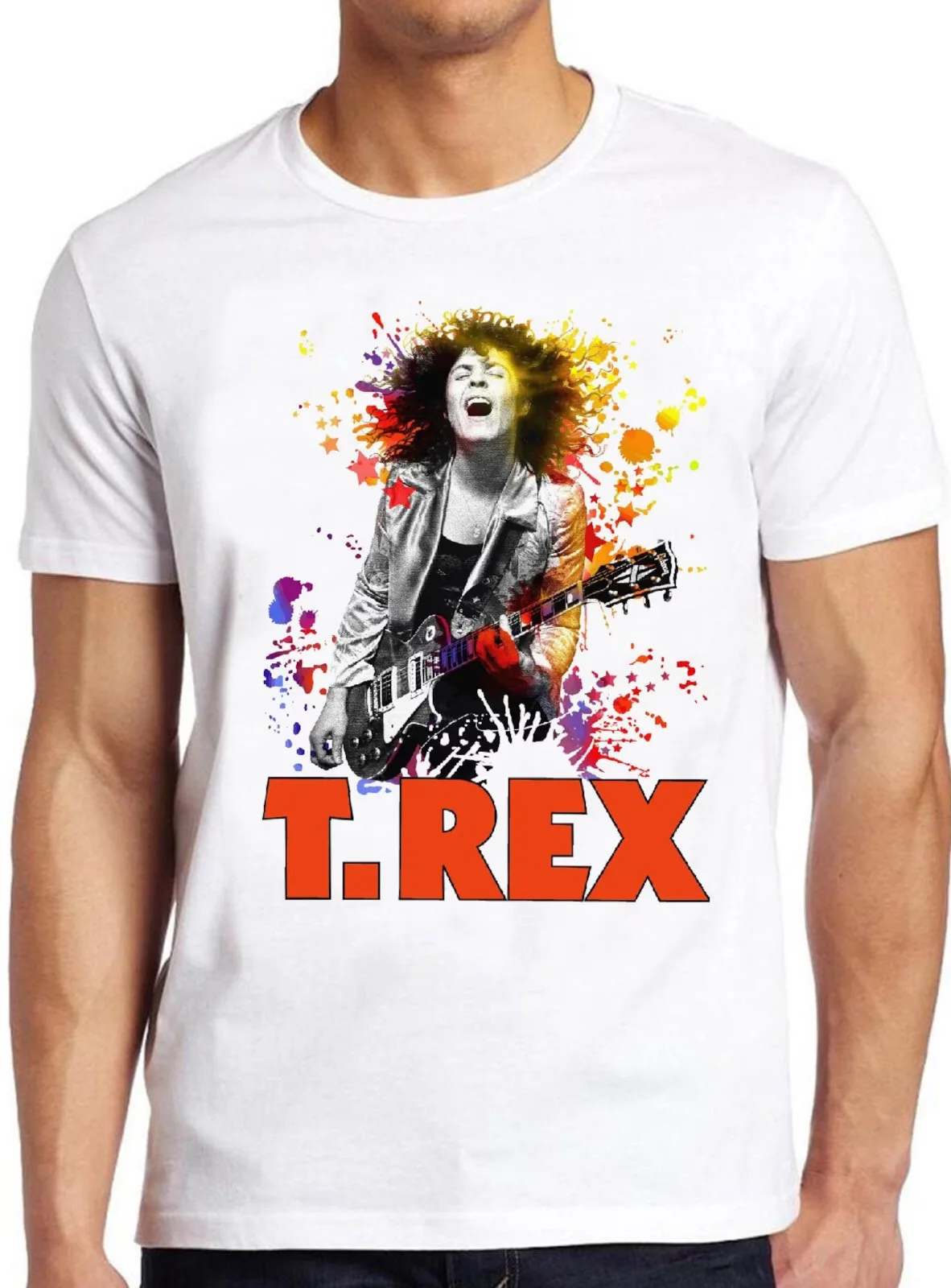 T.Rex Rock Band Marc Bolan Retro Cool Gift Tee T Shirt 1024