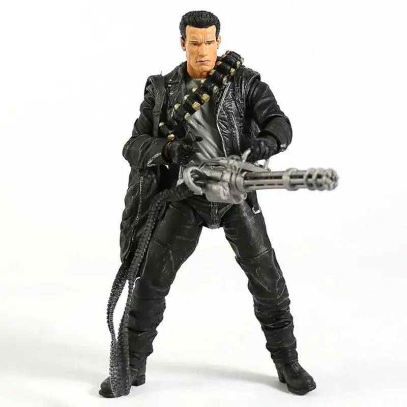 NECA Terminator 2 hari penilaian T-800 7 "koleksi Action Figure