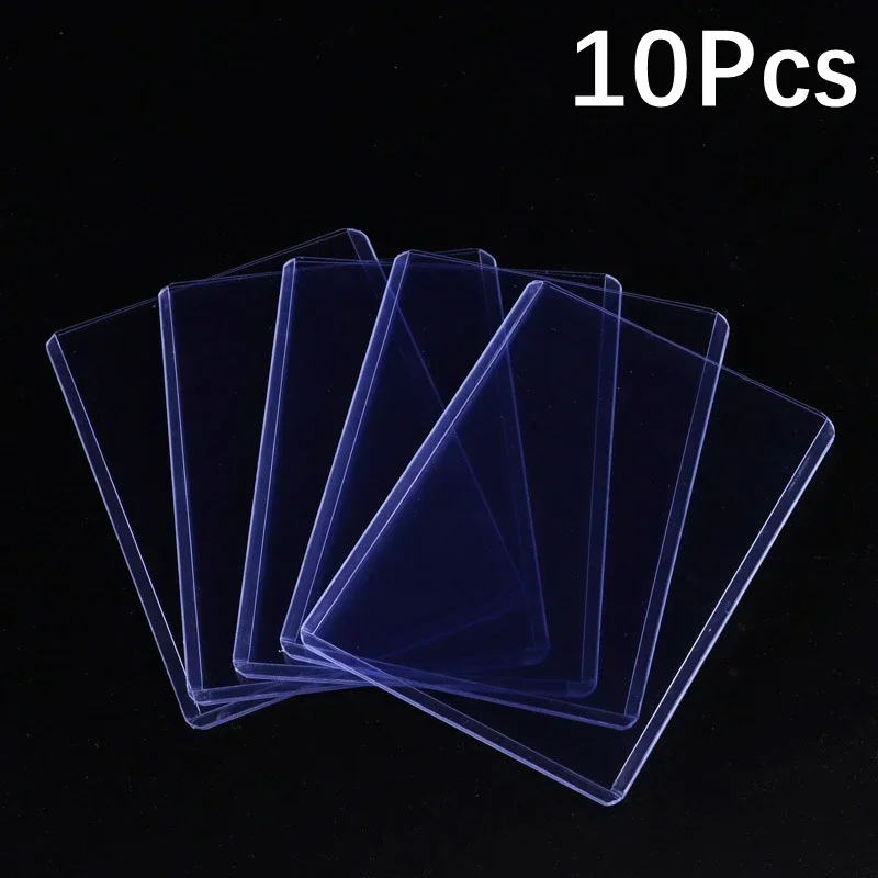 20PCS Clear Card Holder Sleeves 35PT Transparent Card Protector Fit for  Baseball Footbal Sports Game Cards PVC Cover Slot - AliExpress 21