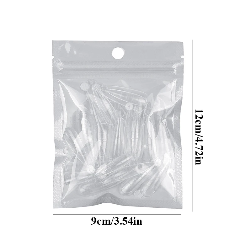 60pcs Forms For Nail Extension Dual Nail Extending Mold Quick Building Full Cover Nail Tips Sculpted Dual Forms Fake Nail Mold