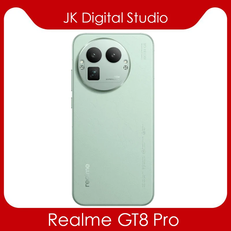 كاميرا خلفية Google غير مقفلة Realme GT8 Pro 5G Snapdragon8 Elite Gen5 مقاس 6.79 بوصة AMOLED 144 هرتز 200 ميجابكسل 7000 مللي أمبير في الساعة 120 وات شاحن NFC OTA #2