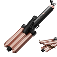 Wholesale Large Barrel Curling Iron Ceramic Egg Roll Hair Curler 3 Barrel Curling Iron Triple Barrel Curling Iron