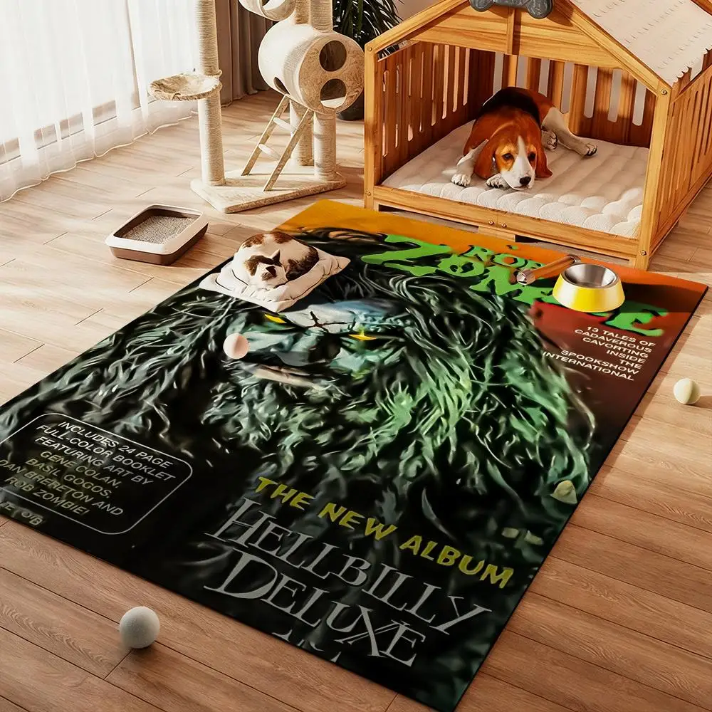 

Singer R-Rob Zombies COOL Floor Mat Diatom Bath Mat Absorbent Quick Dry Non-Slip TPR Backing Soft Plush Draining Rugs