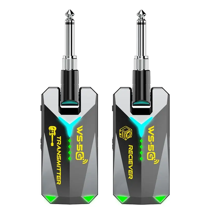 B48B-Cordless Guitar Jacks Lead Wireless Guitar Receiver For Electric Guitar Violin Instruments