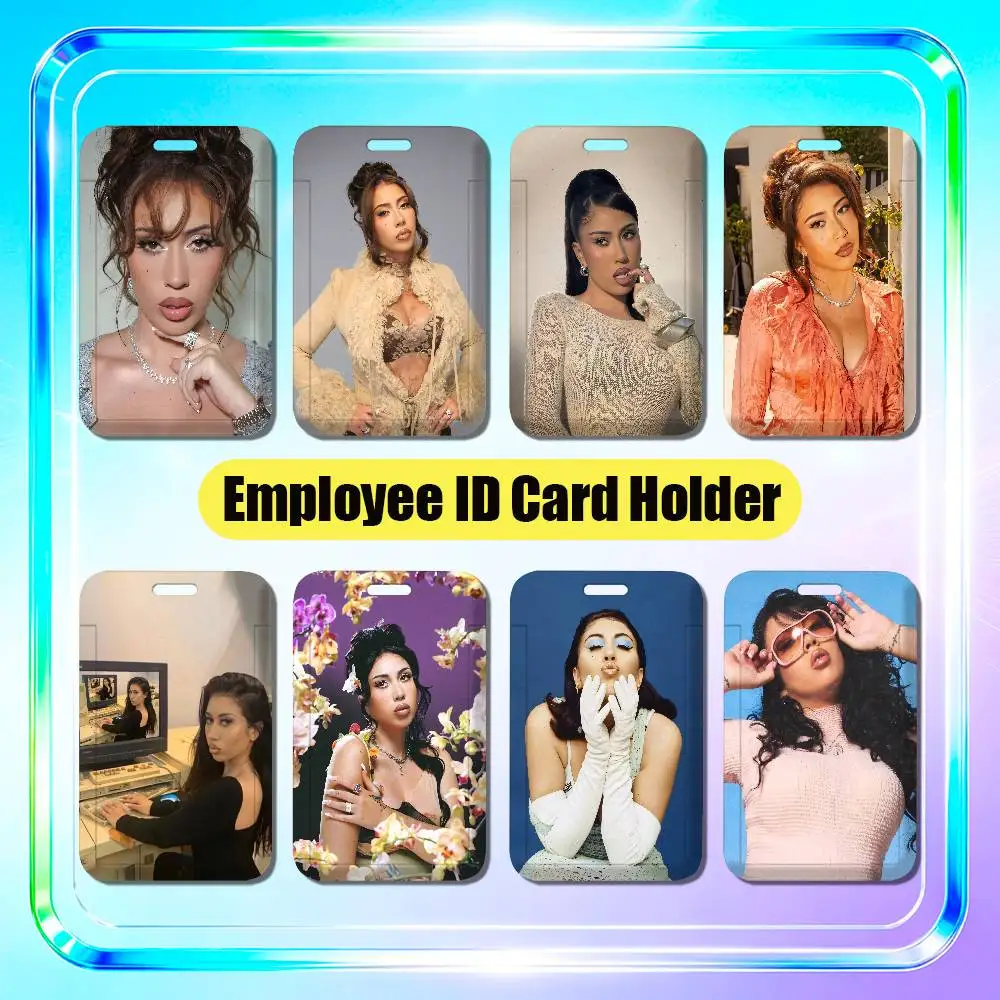 For Kali Uchis Employee ID Card Holder Office Badge Student Work Bank Credit Holders Hard Case Shell